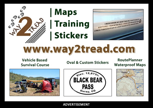Way2Tread Training - Stickers - Maps - Publications & Toyota Cruisers, Trucks, and SUV Magazine