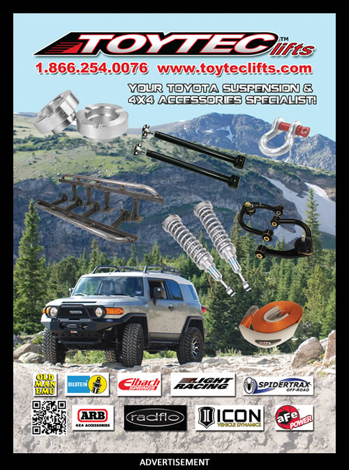 Toytec Lifts & Toyota Cruisers, Trucks, and SUV Magazine