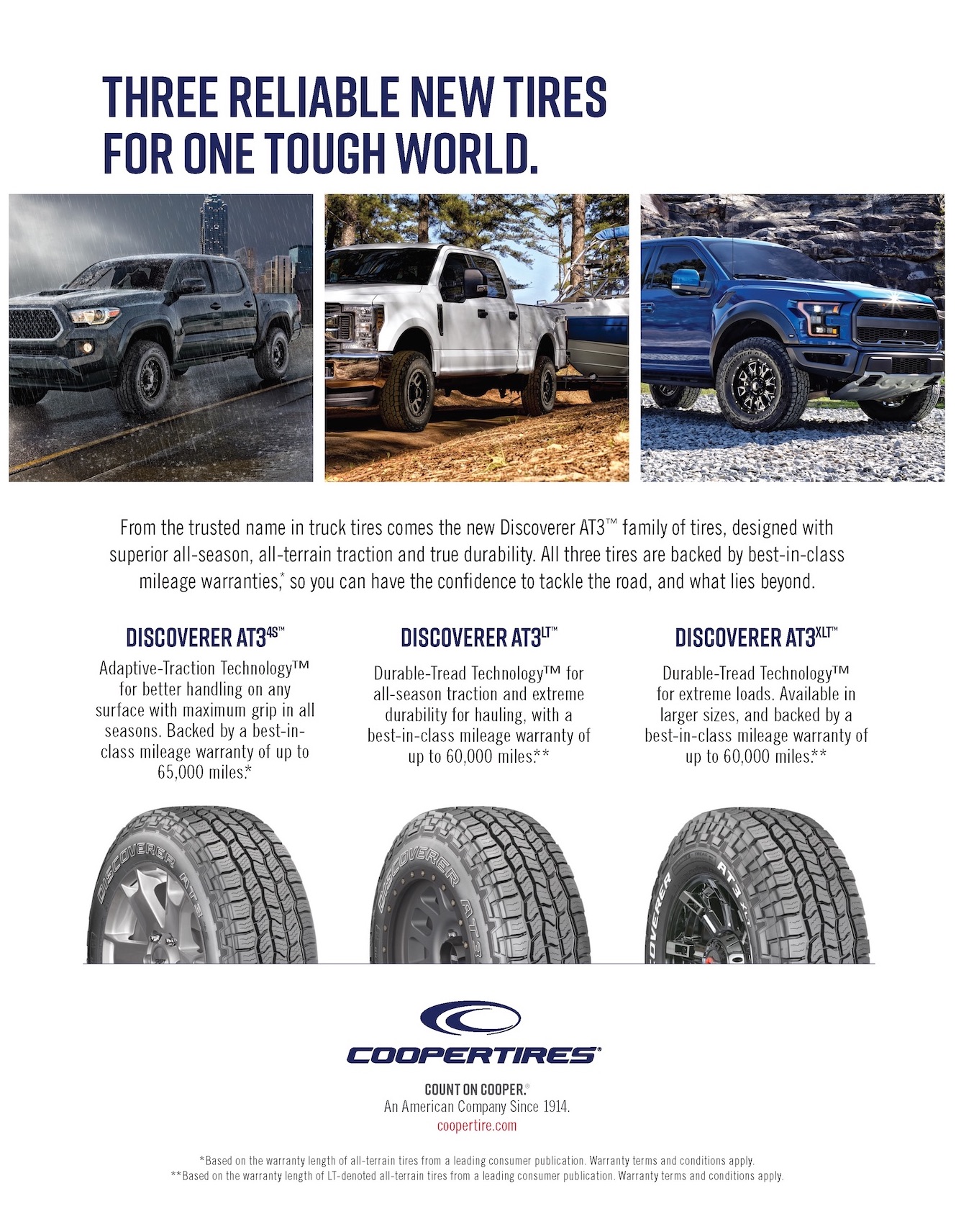Cooper Tires for Toyota Trucks